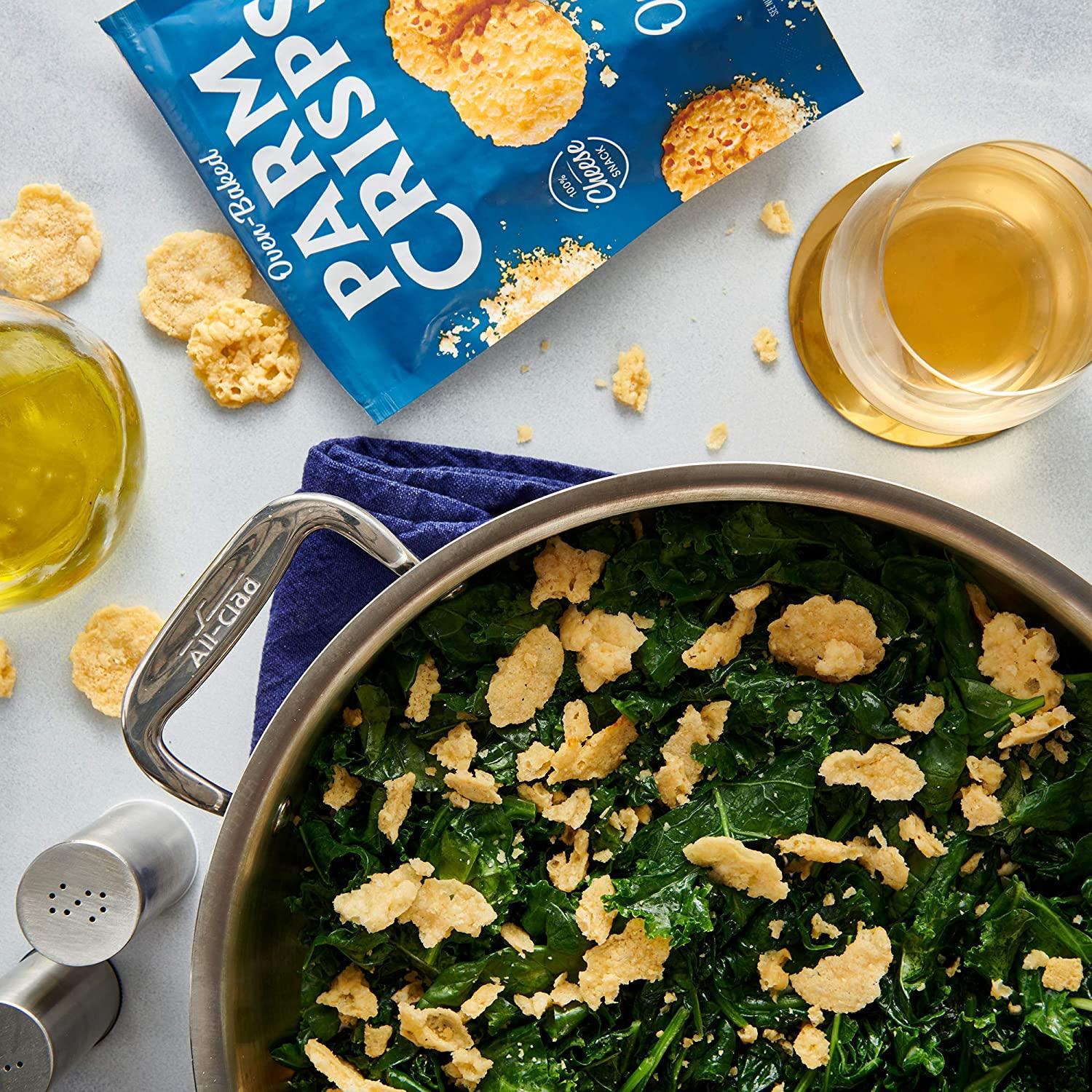 ParmCrisps Party Size Original Cheese Parm Crisps, Made Simply with 100