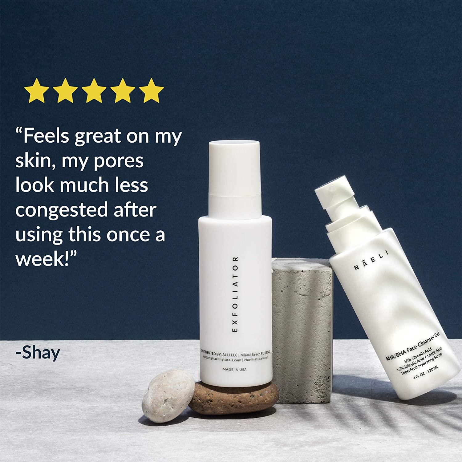 AHA/BHA Exfoliating Face Wash 10 Glycolic Acid & Salicylic Acid