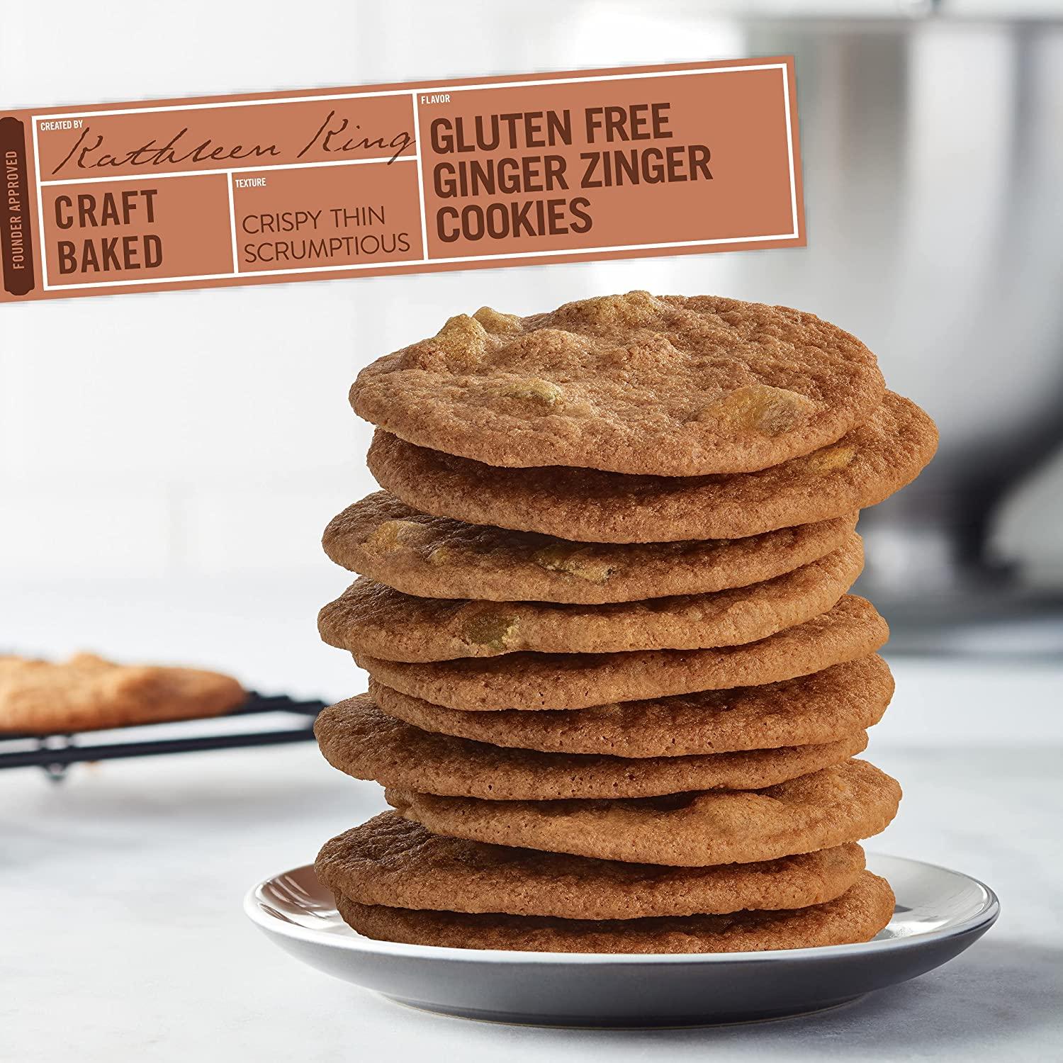 Tates Bake Shop Gluten Free Ginger Zinger Cookies 7 oz