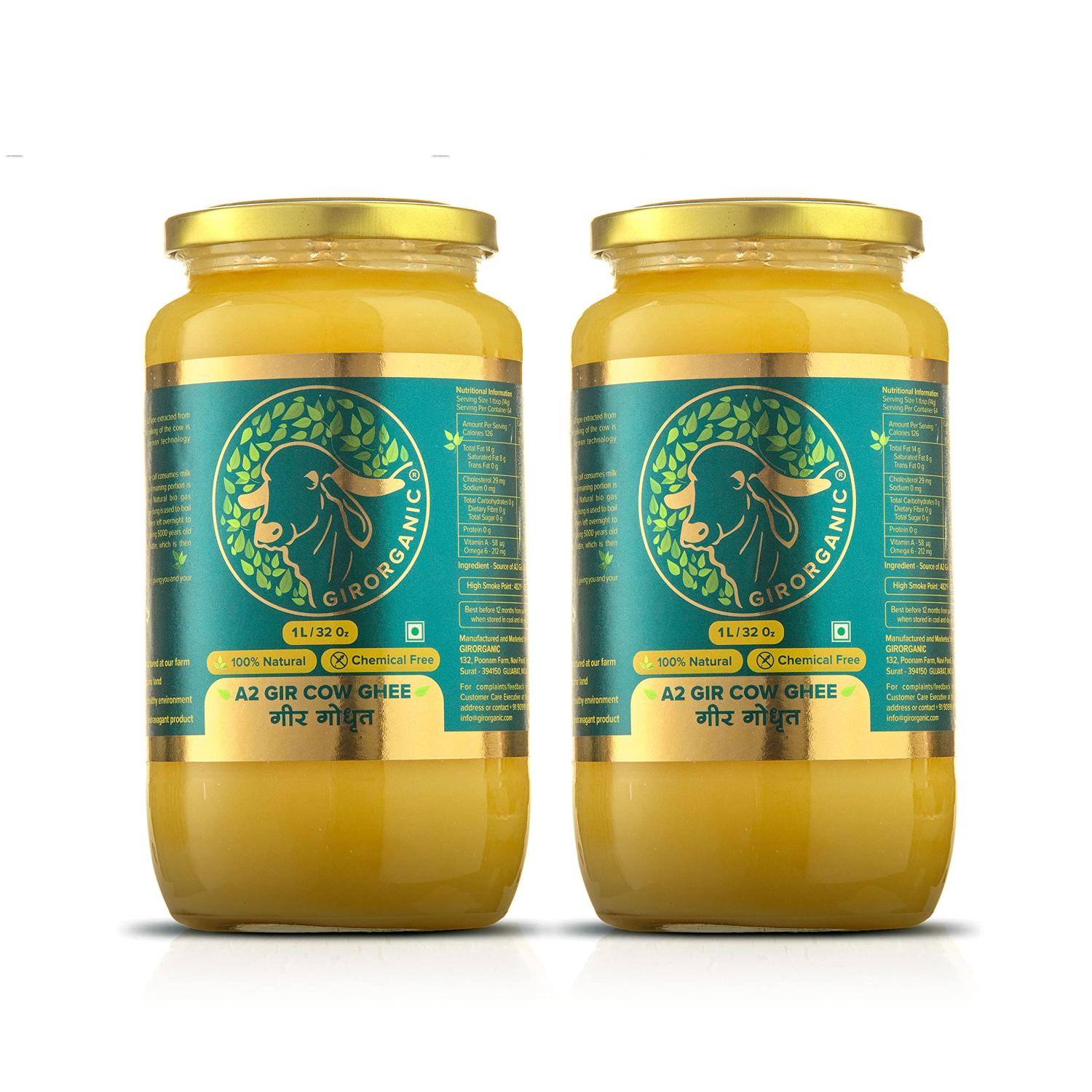 Organic Grass Fed A2 Ghee Clarified Butter from Unsalted