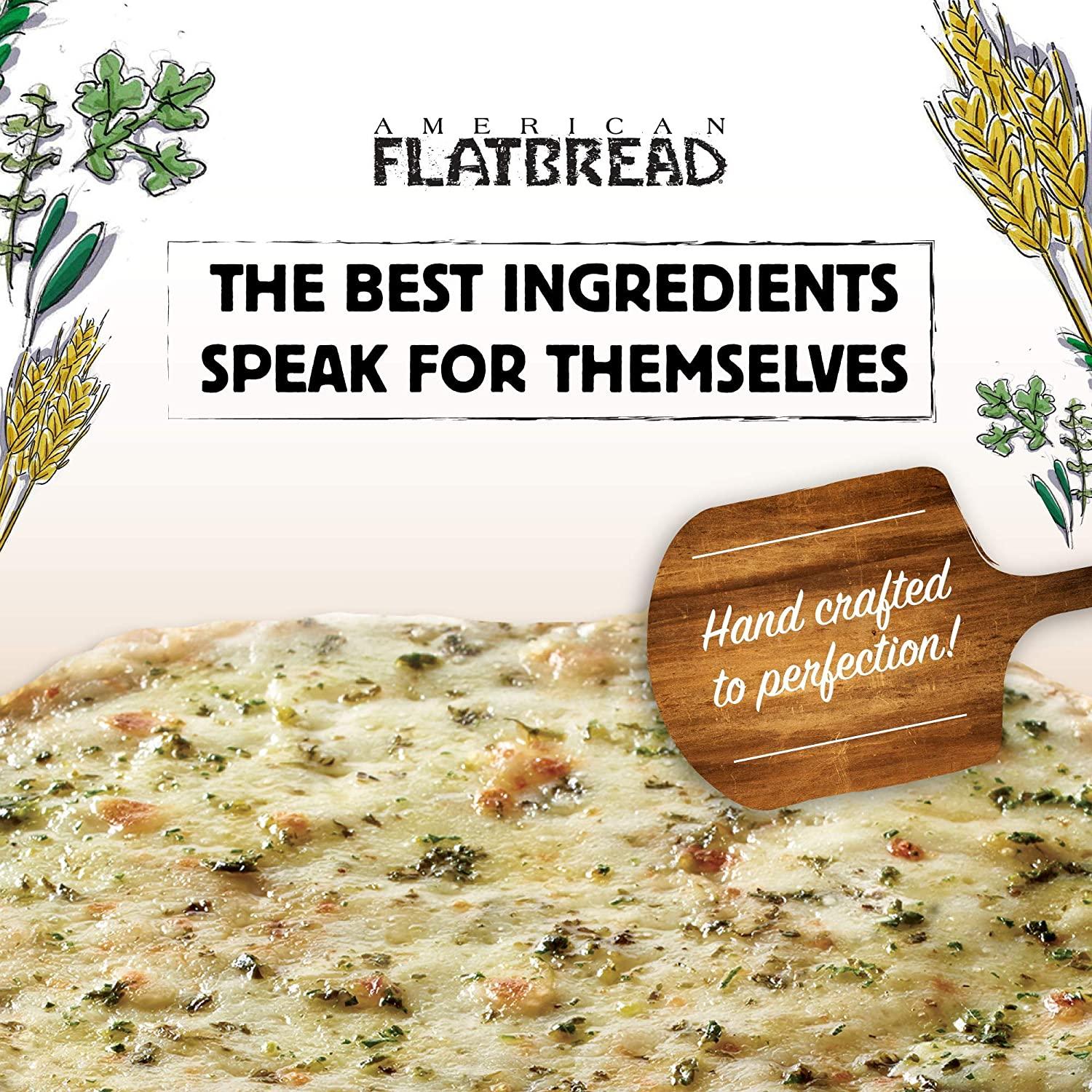 American Flatbread Frozen Premium Cheese and Herb Pizza, 13.8 oz (Pack