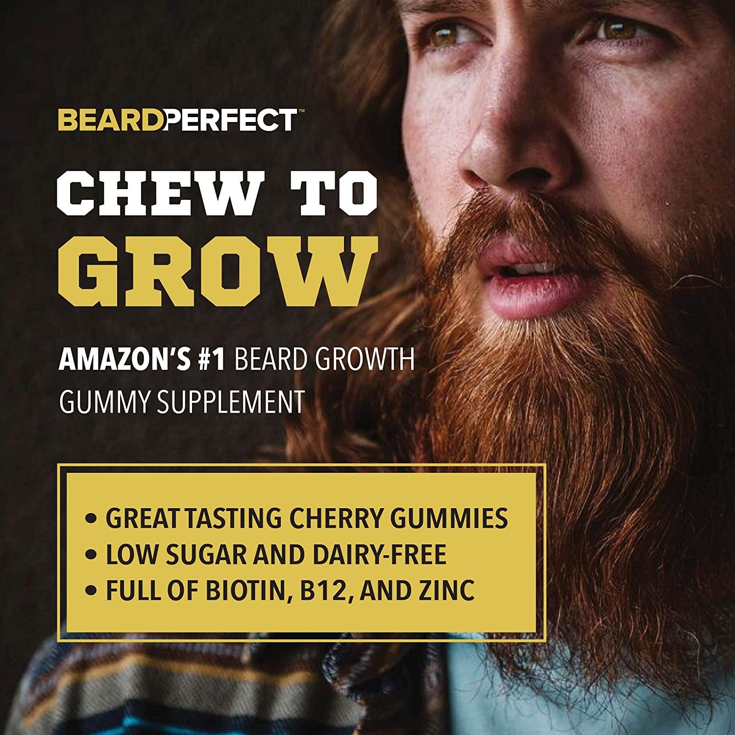 THICKGROW BIGBEARD Gummies Get a Stronger Longer Thicker Beard