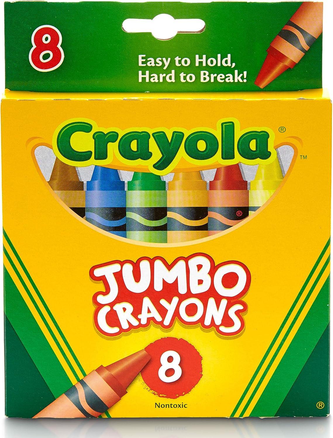 Crayola Classic Crayons, Back to School Supplies for Kids, 8 Ct, Art  Supplies 