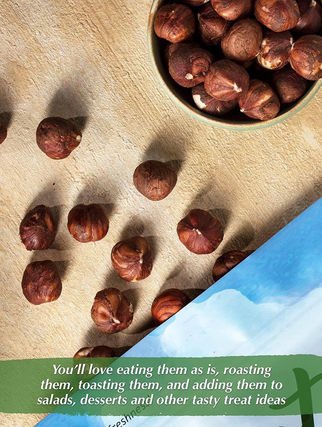 NUTS U.S. Oregon Hazelnuts (Filberts) Raw and Unsalted Steam