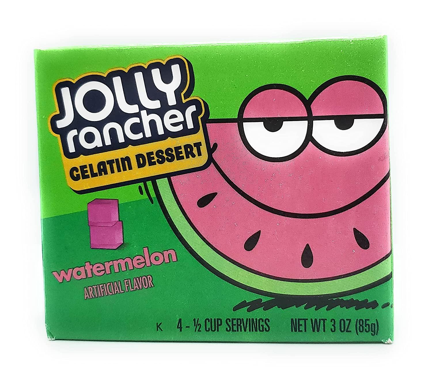 Jolly Rancher Watermelon Gelatin Jello (4 Boxes)