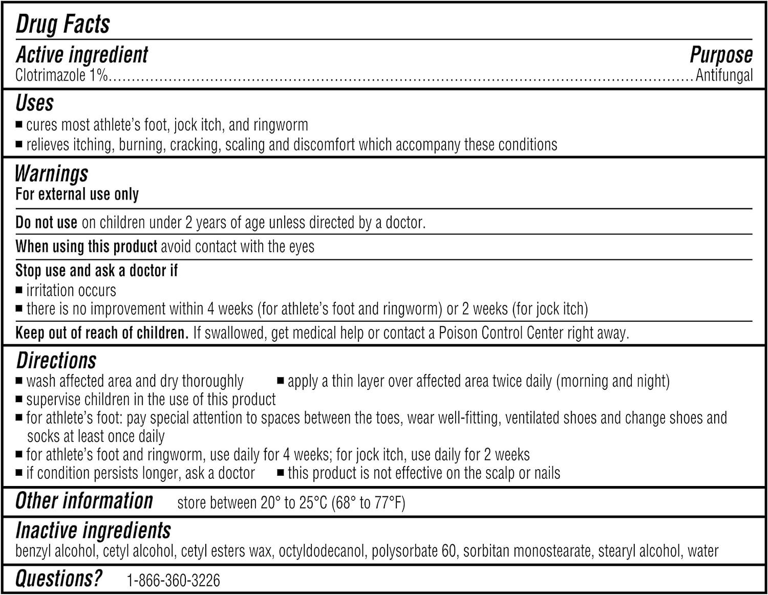 Lotrimin Lotrimin Af Antifungal Cream 0.4 oz (Pack of 2)