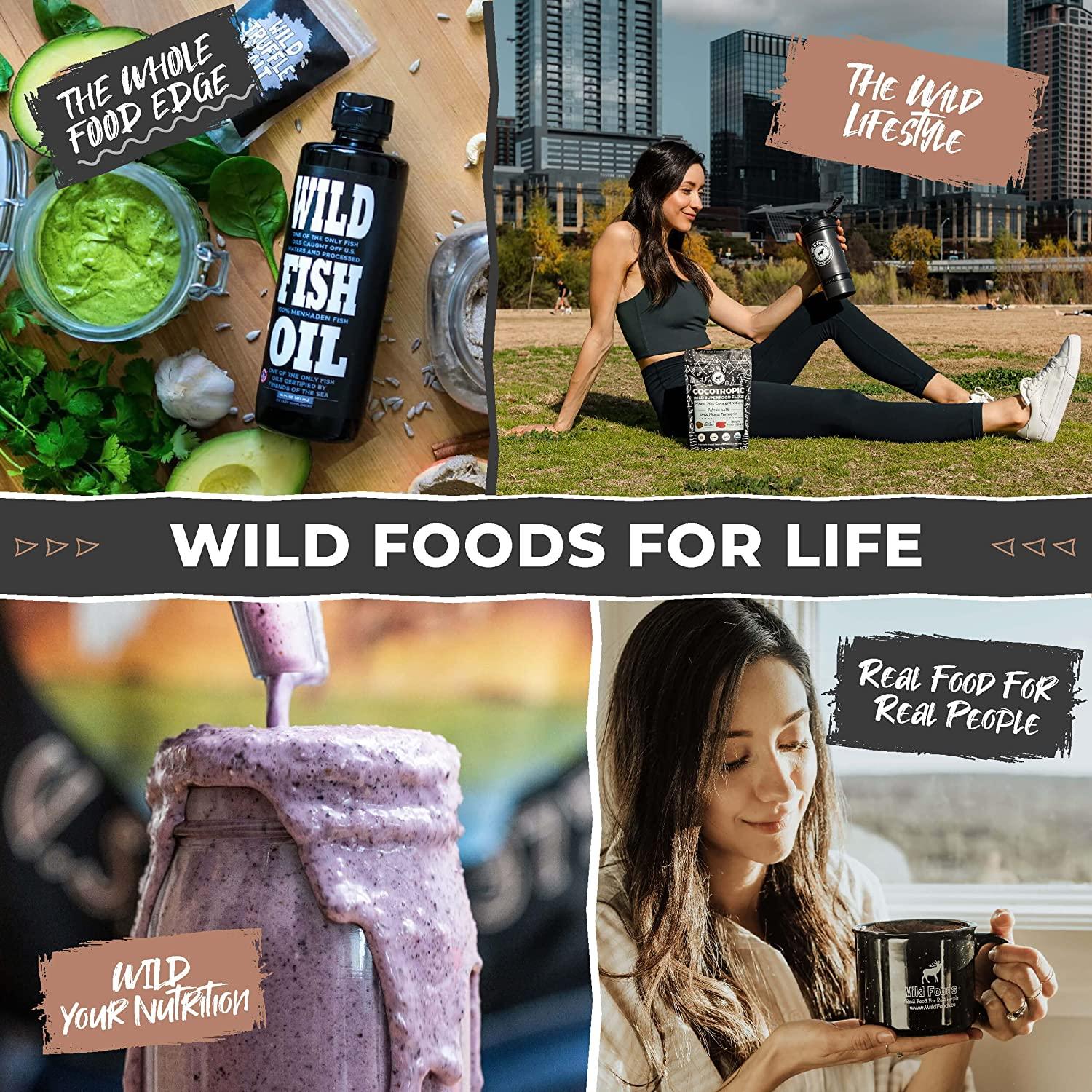 Wild Foods Super Greens Powder Organic Green Superfood Powder with