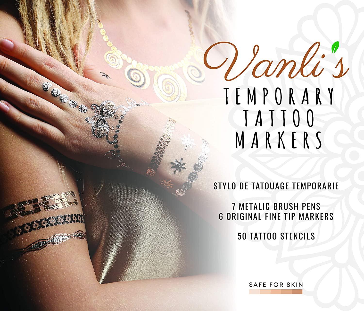 Vanli's Temporary Tattoo Markers - Stocking Stuffers For Teens