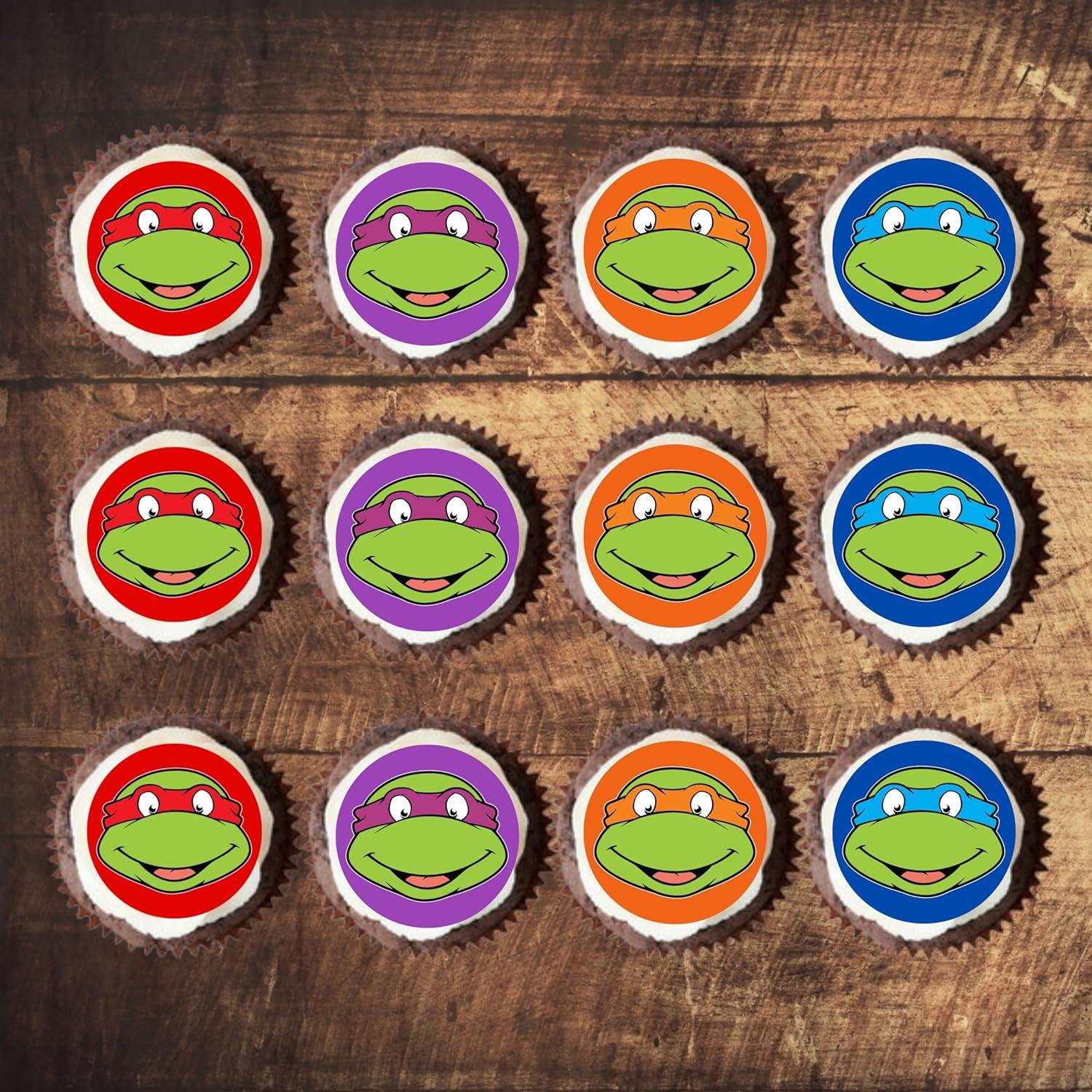ninja-turtle-cupcake-toppers-precut-optional-1-edible-ninja-turtle-cake-topper-ninja-turtles-birthday-decorations-ninja-turtle-cake-toppers-ninja-cake-decorations-ninja-turtle-party-uncut-12-12-uncut-buy for Free Printable Ninja Turtle Cupcake Toppers Ninja Turtle Cupcake Toppers PRECUT Optional #1 Edible Ninja Turtle Cake Topper Ninja Turtles Birthday Decorations Ninja Turtle Cake Toppers Ninja Cake Decorations Ninja Turtle Party (UNCUT 12) 12 UNCUT | Buy for Free Printable Ninja Turtle Cupcake Toppers
