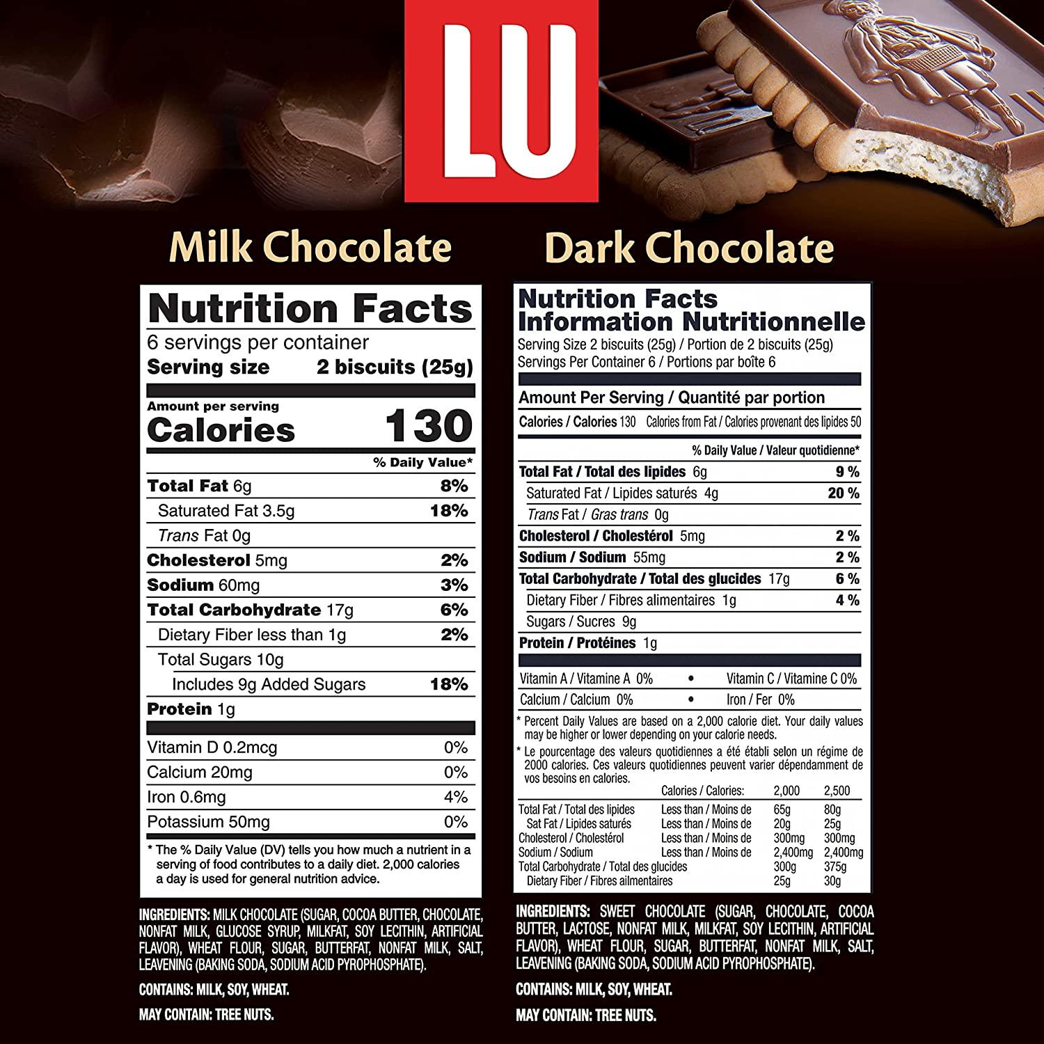 LU Petit Écolier European Chocolate Biscuit Variety Pack, LU Petit