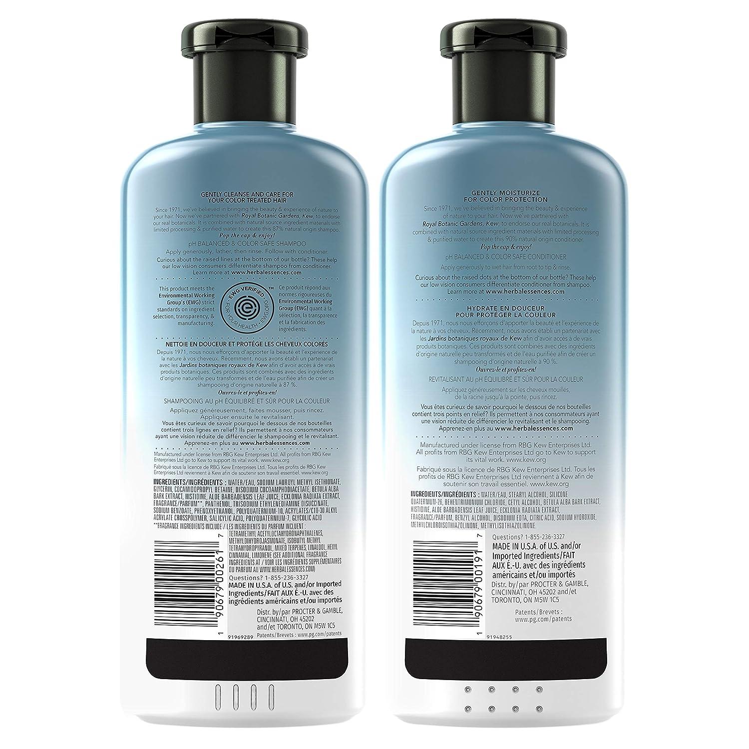 Herbal Essences Sulfate Free Shampoo and Conditioner Kit with Birch