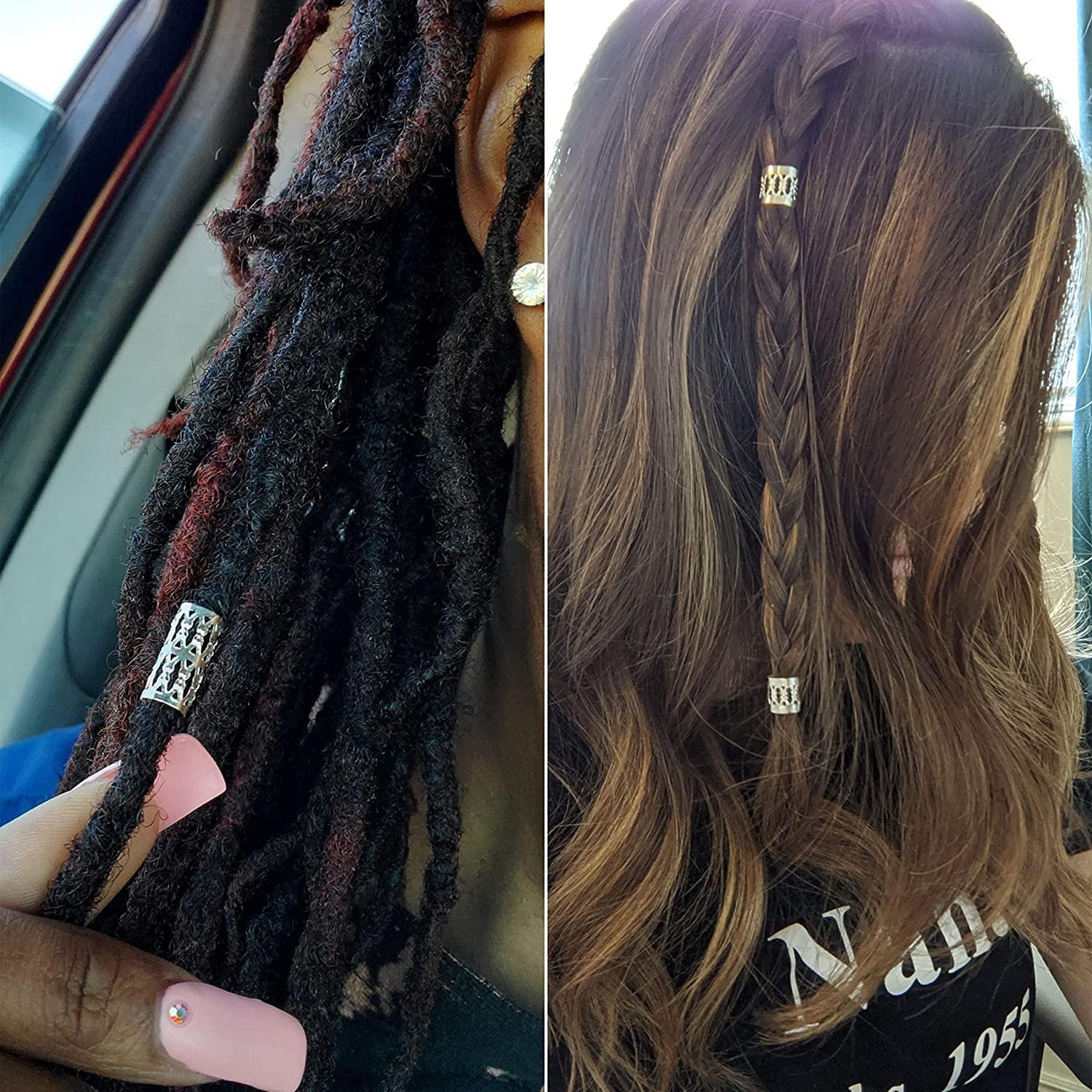 Ryalan Hair Jewelry Rings Hair Decorations Aluminum Dreadlocks Beads