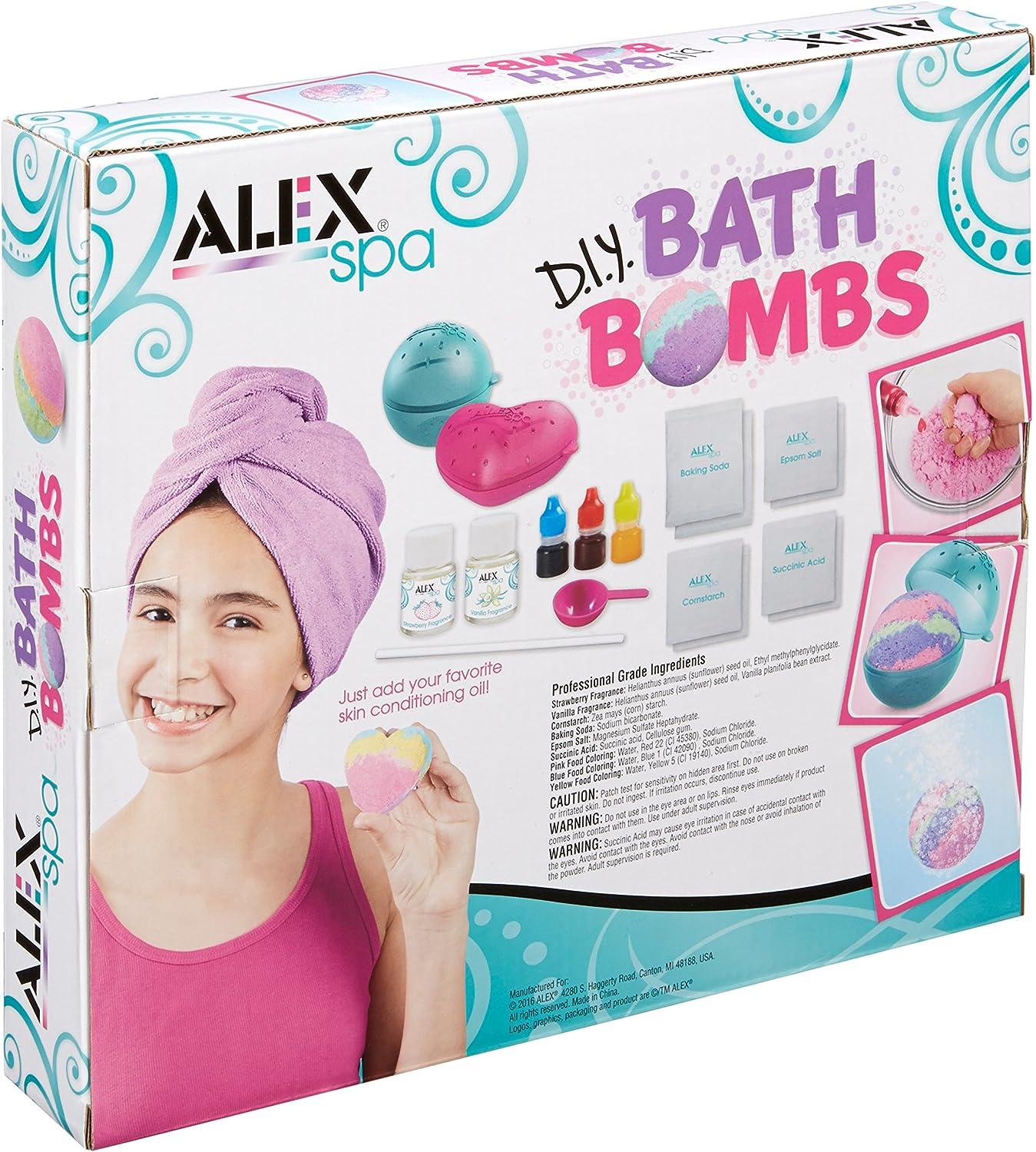 Alex Spa DIY Bath Bombs Kit Kids Bath Bomb Soap Kit