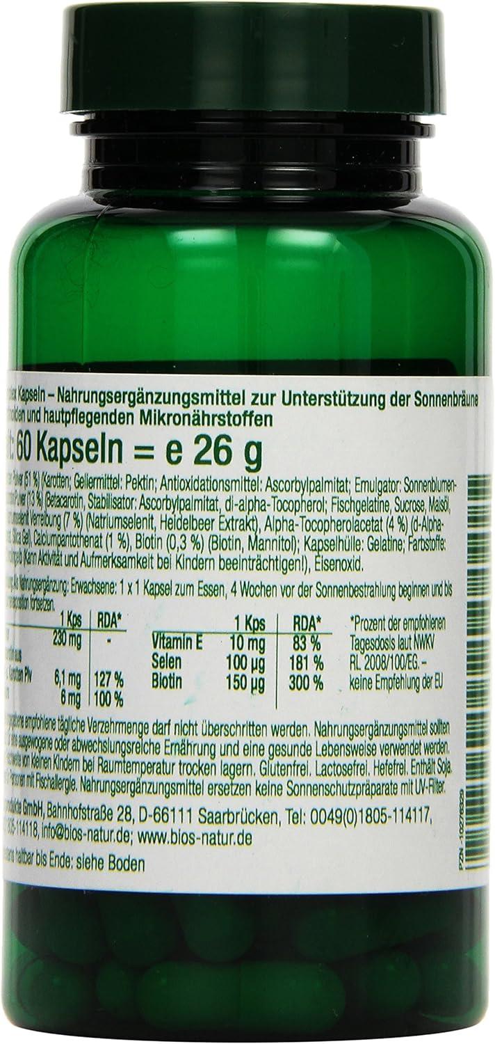 Bios Effect Sun Complex - 60 Capsules | Ideal for Skin Health & Sun ...