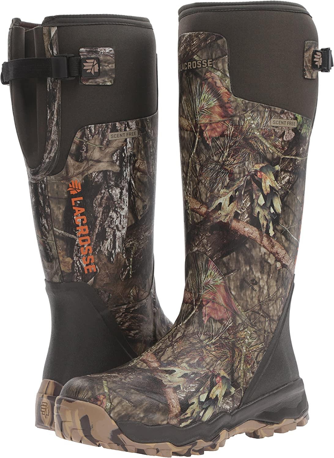 LaCrosse Men's Alphaburly Pro 18" 800G Waterproof Hunting Boot 10 Mossy Oak Breakup Country