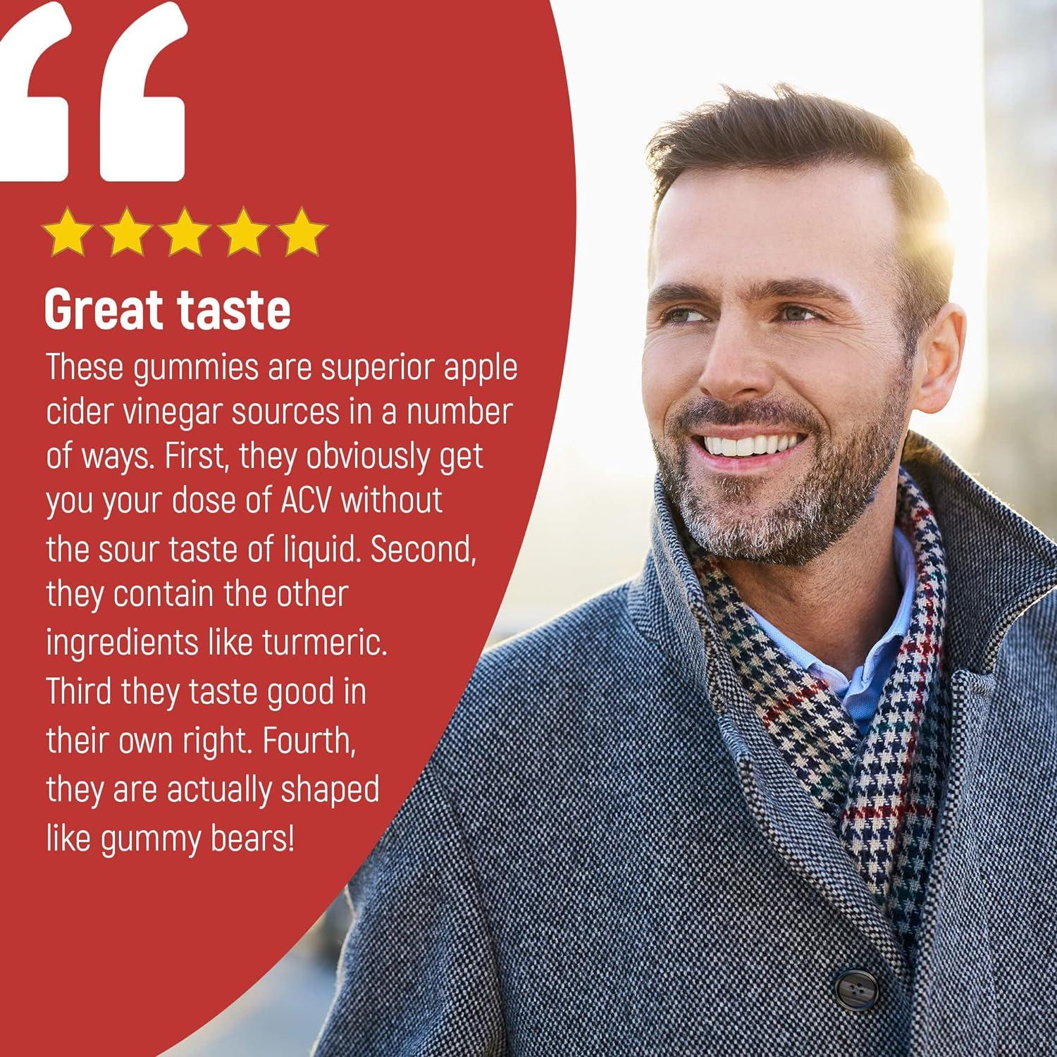 Apple Cider Vinegar Gummies with Turmeric 1250mg ACV Gummies for