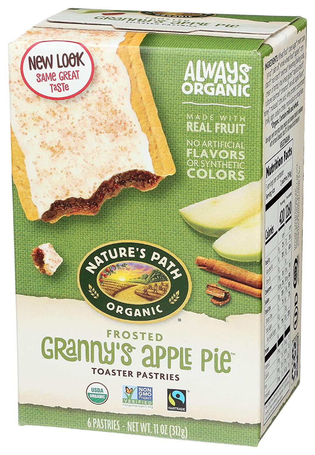 Nature's Path, Toaster Pastries, Apple Cinnamon Frosted, 6 Ct