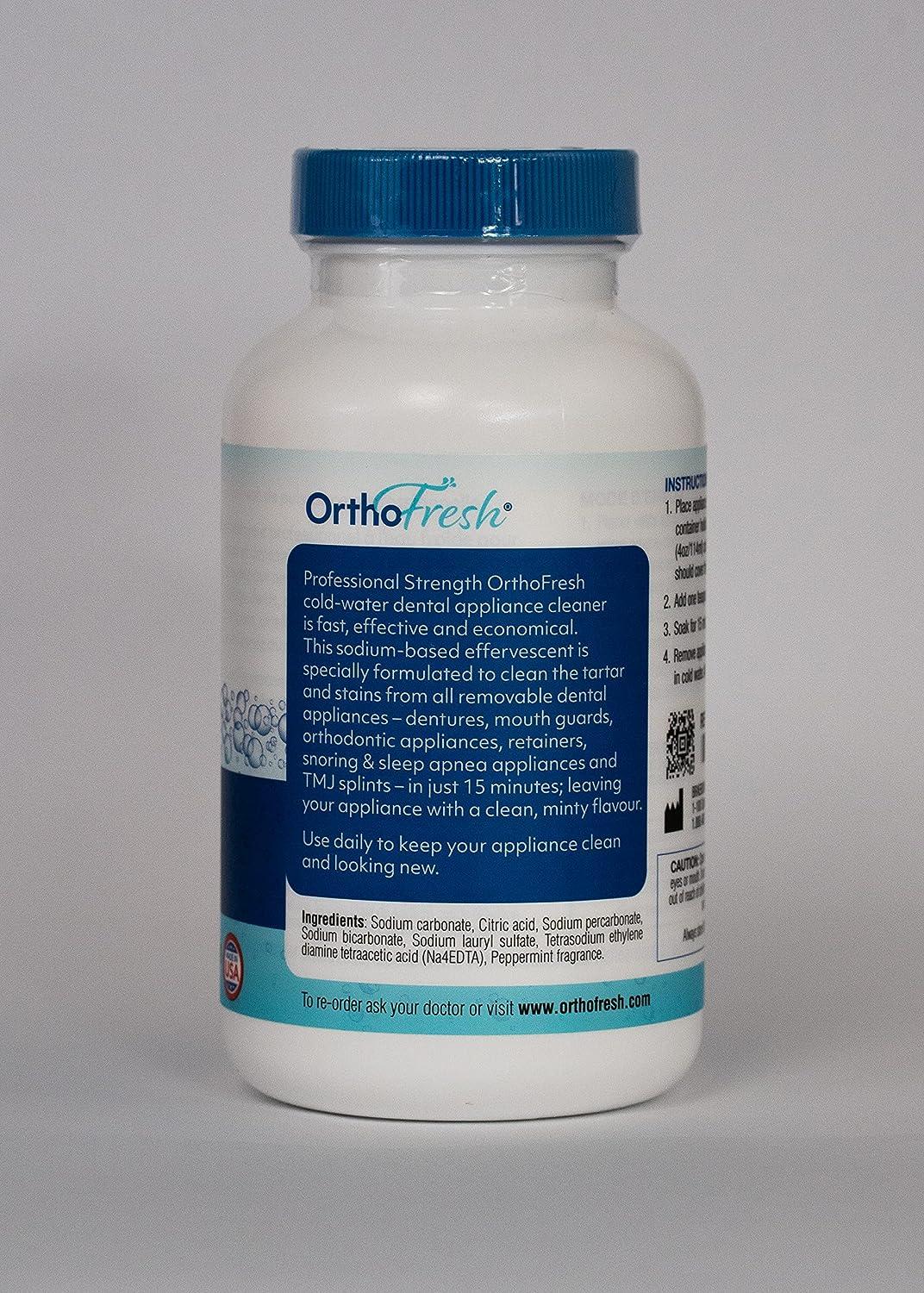OrthoFresh Professional Cold Water Dental Appliance Cleaner