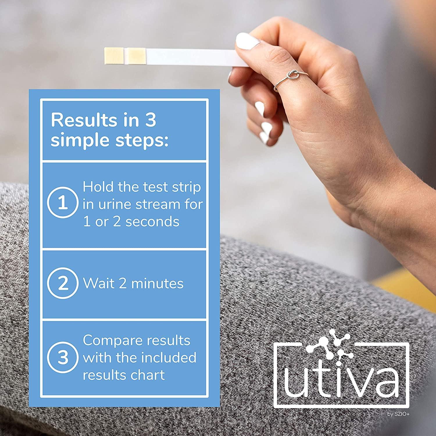 UTIVA UTI Test Strips Urinary Tract Infection Home Test Strips. UTI