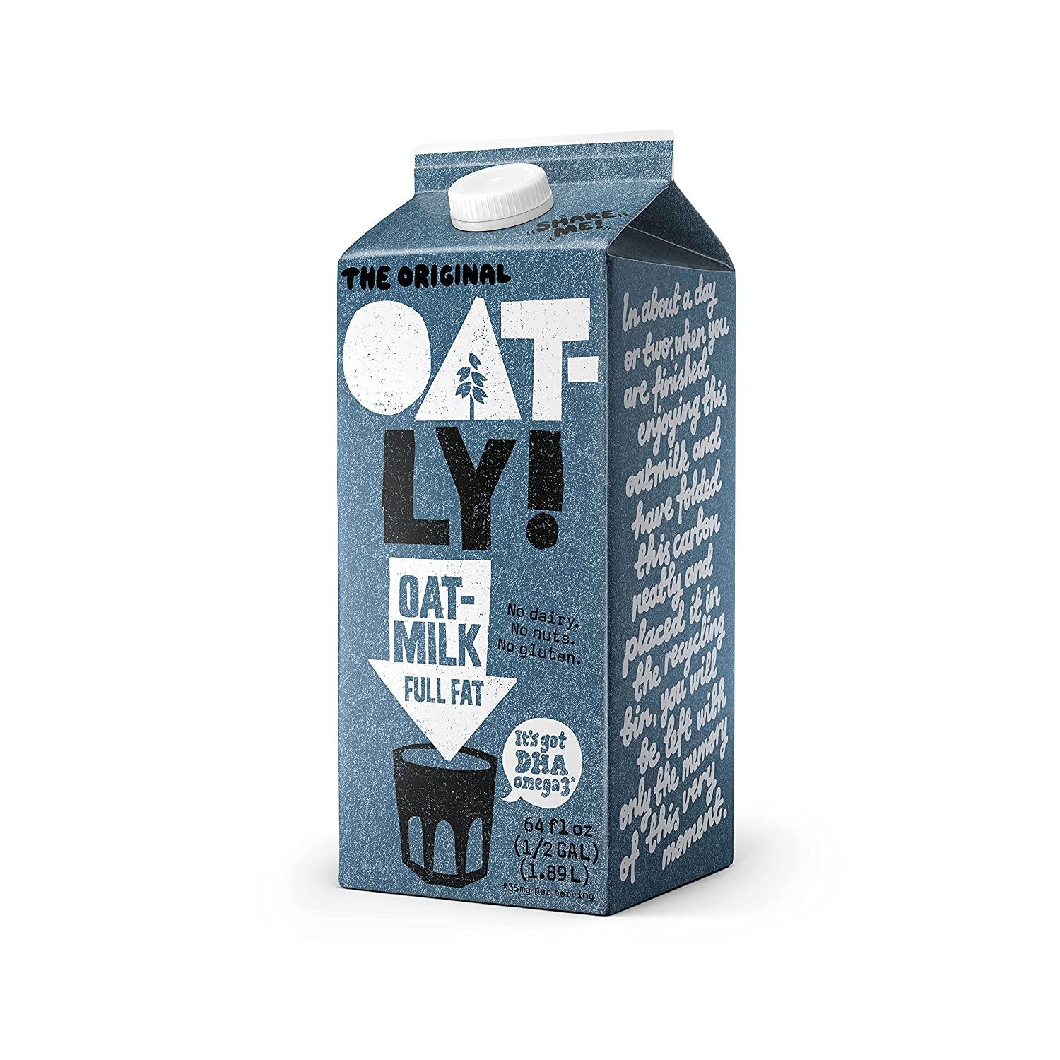 Oatly Full Fat Oat Milk, 64 Fl Oz