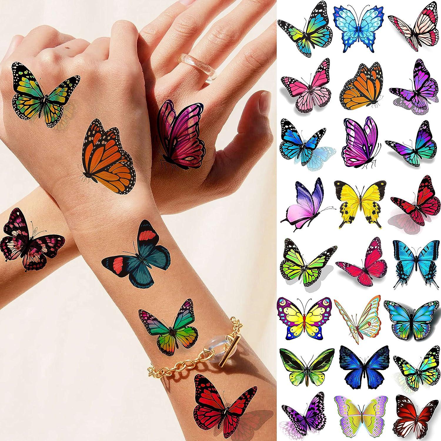 15 Latest 3D Butterfly Tattoo Designs You May Love - Pretty Designs | 3d  butterfly tattoo, Butterfly tattoo designs, Realistic butterfly tattoo