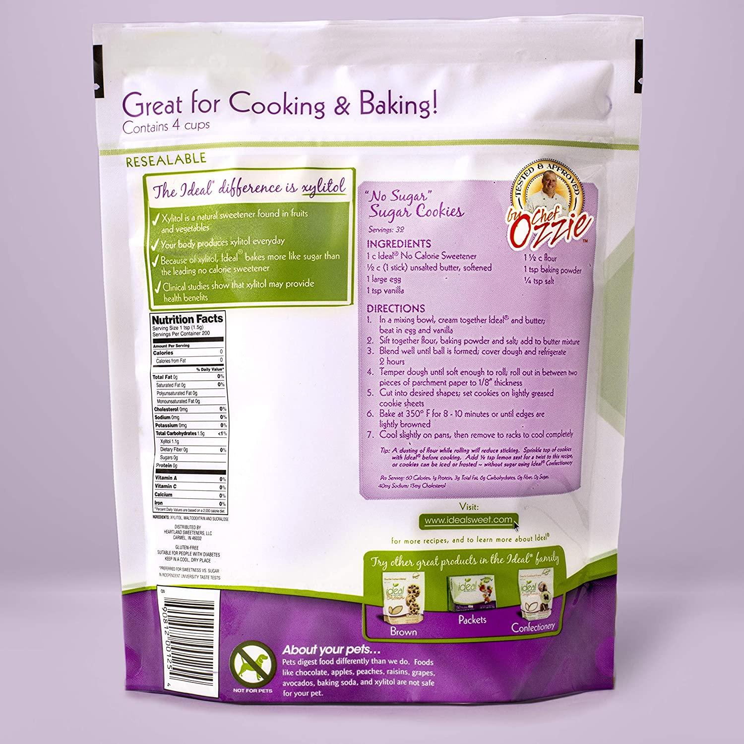 No Calorie Xylitol Sweetener Natural, Non GMO, Keto Friendly Bulk