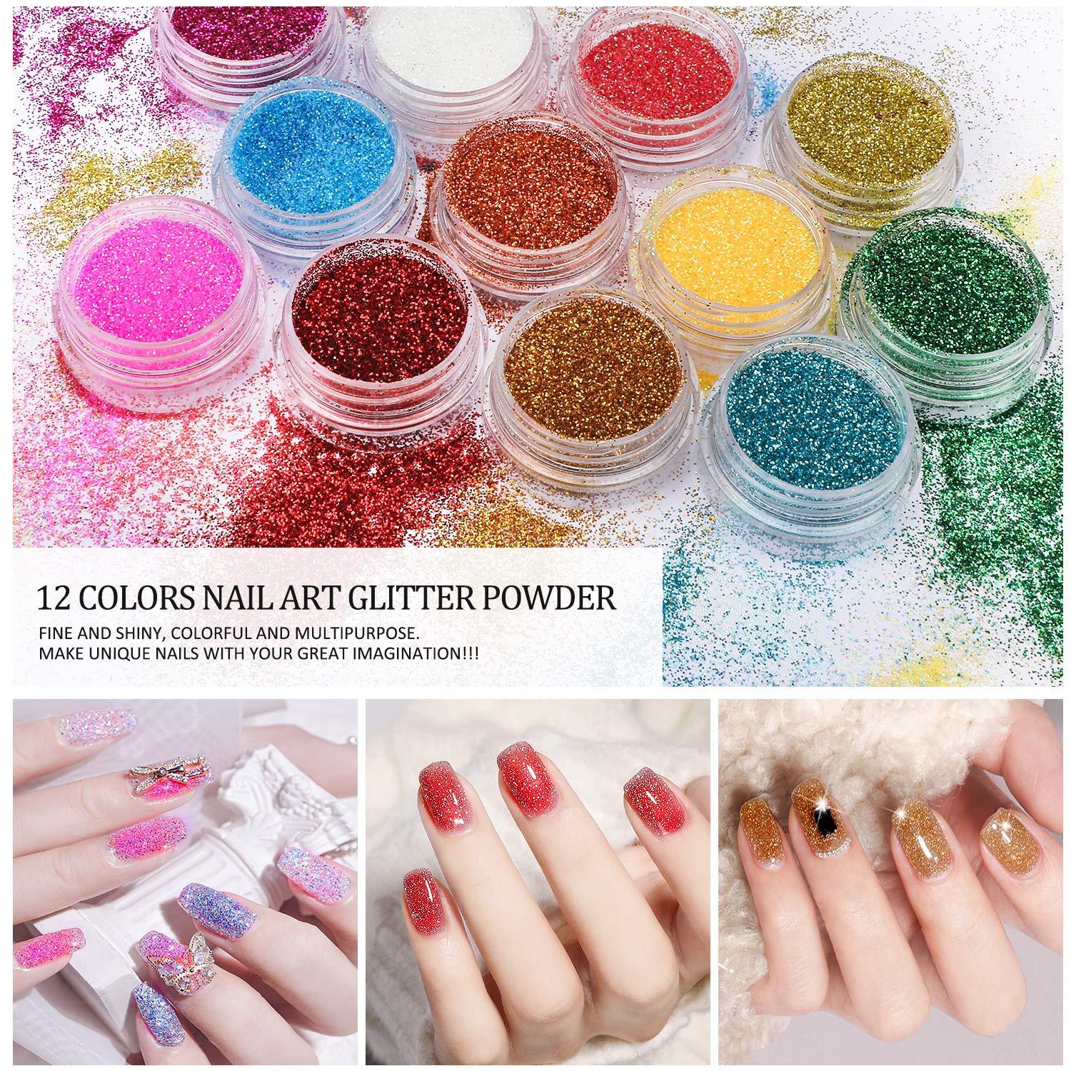 Acrylic Nail Set Nail Full Kits All For Manicure Acrylic Powder Glitter Nail  Liquid Acrylic Nail Supplies For Professional Kits - AliExpress