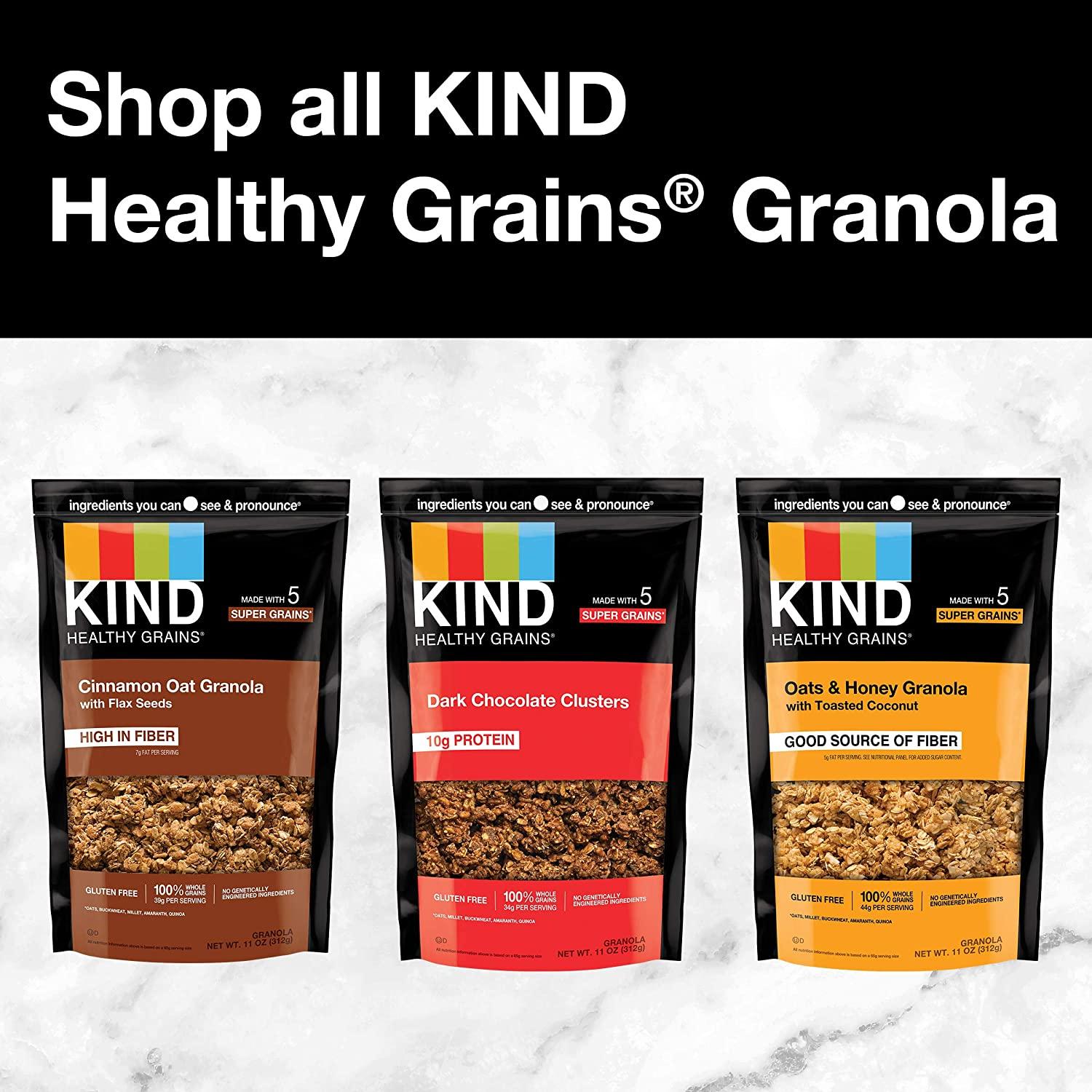 KIND Healthy Grains Clusters Peanut Butter Whole Grain Granola 10g