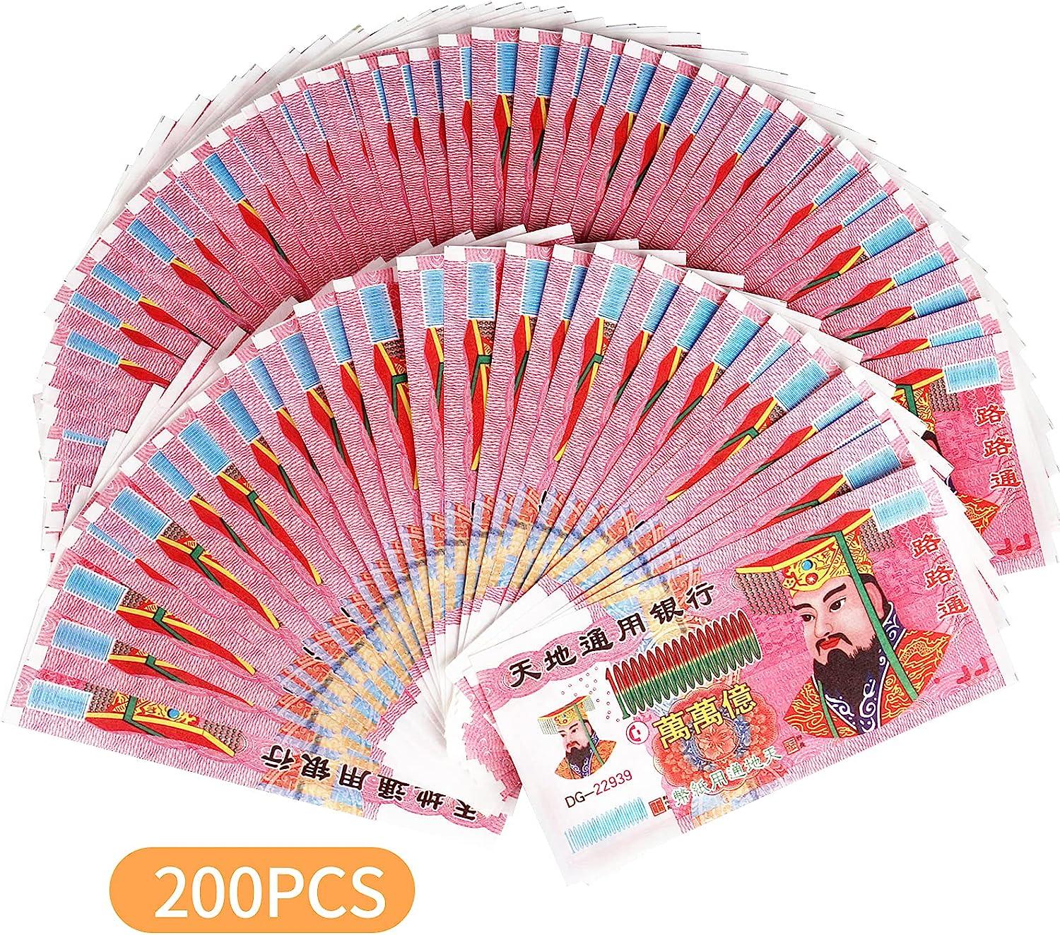 1000 Sheets Chinese Joss Paper Money: Heaven Bank Notes to Burn Hell Bank  Notes, Origami Paper, Bring Good Fortune - AliExpress