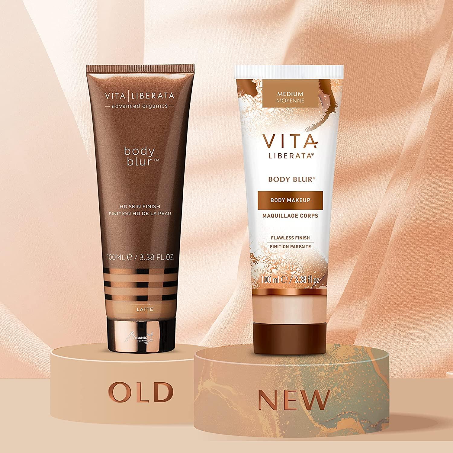 Vita Liberata Body Blur Leg and Body Makeup. Skin Perfecting Body  Foundation for Flawless Bronze Easy Application Radiant Glow Evens Skin  Tone New Packaging Medium
