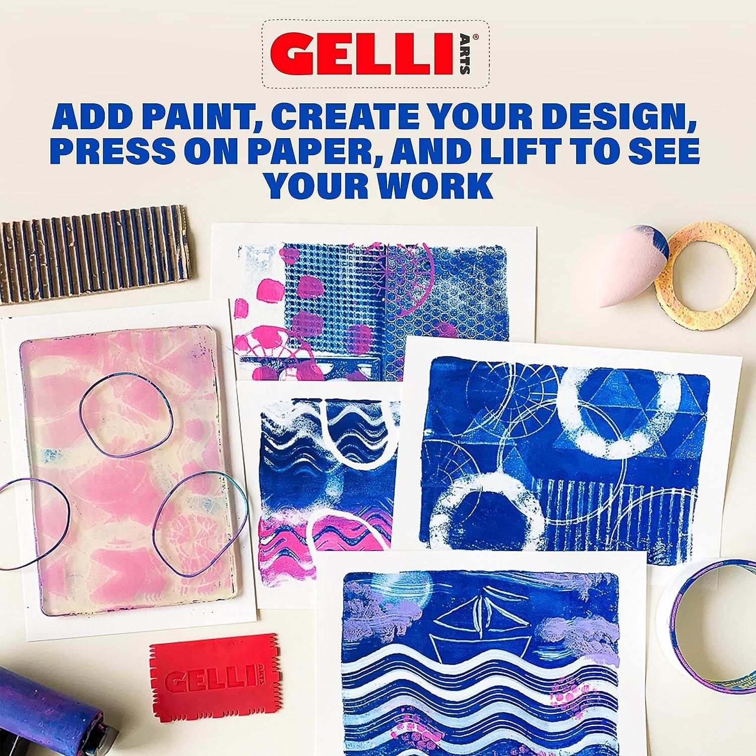 Gelli Plate Printingart classes for kids