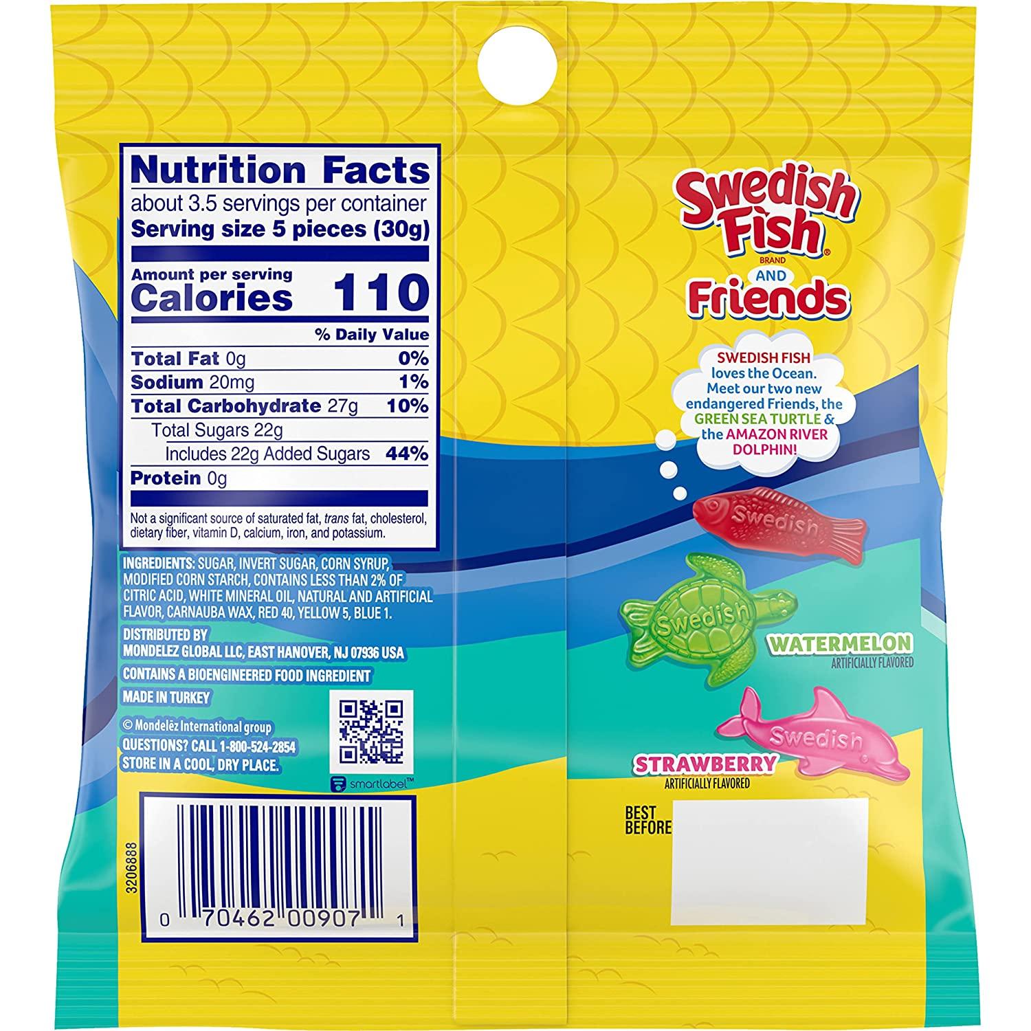 SWEDISH FISH and Friends Soft & Chewy Candy, 3.59 Ounce (Pack ...