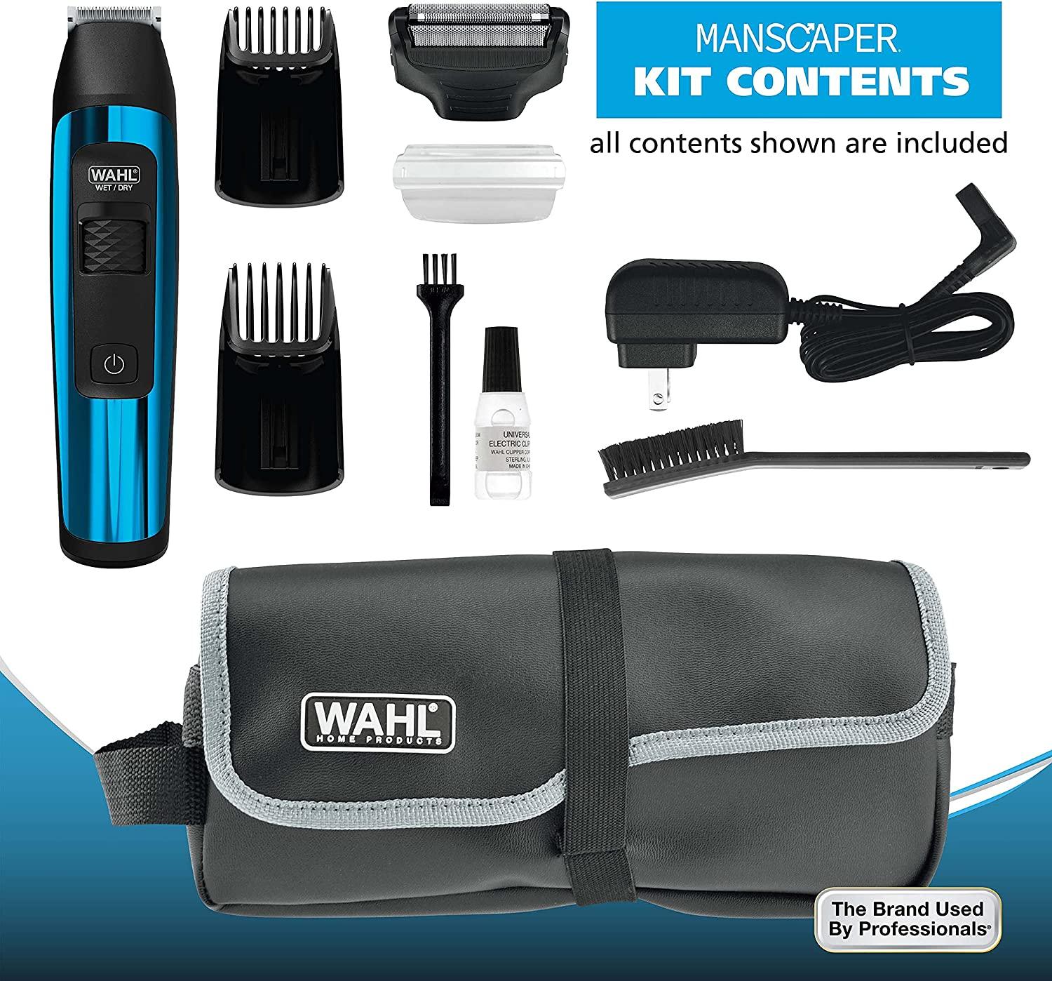 Wahl Manscaper Deluxe Hair Trimmer and Shaver for Total Body Grooming