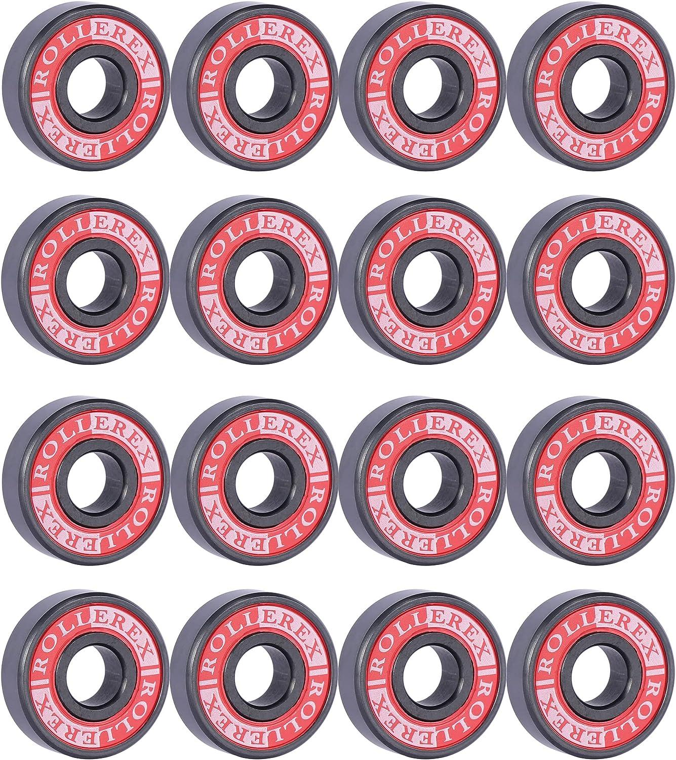 Adventure World Rollerex 608ZZ ABEC7 Skate Wheel Bearings Kit 8