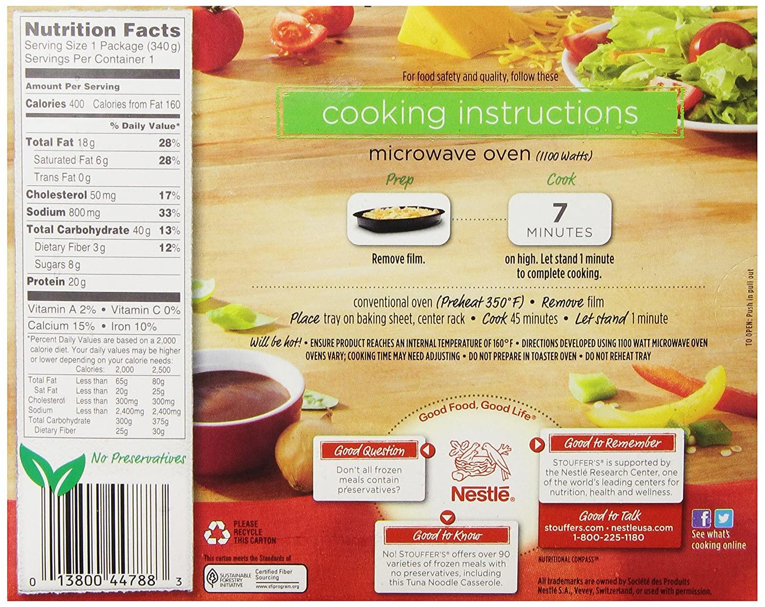 Stouffer's Tuna Noodle Casserole Frozen Meal