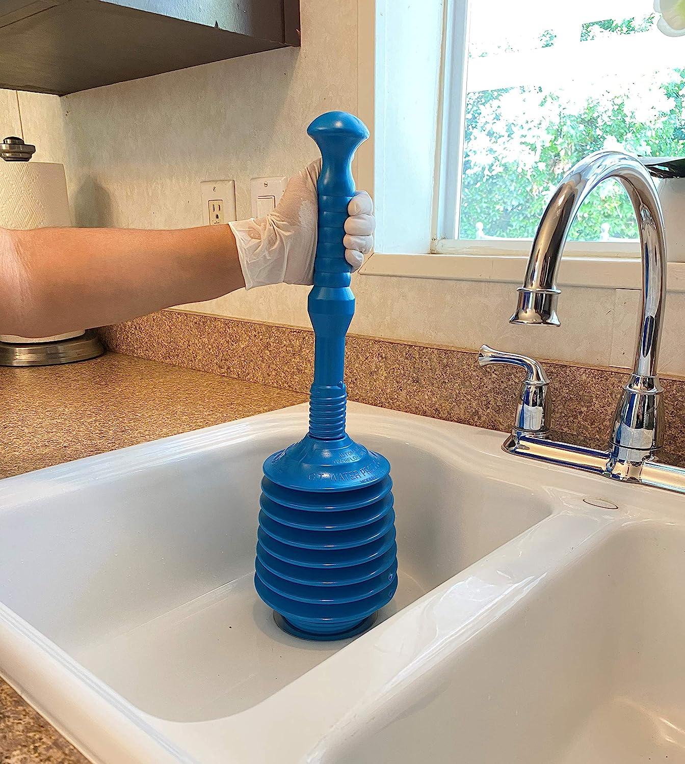 Master Plunger MP100 Heavy Duty Toilet Plunger Clears, Kitchen Sinks