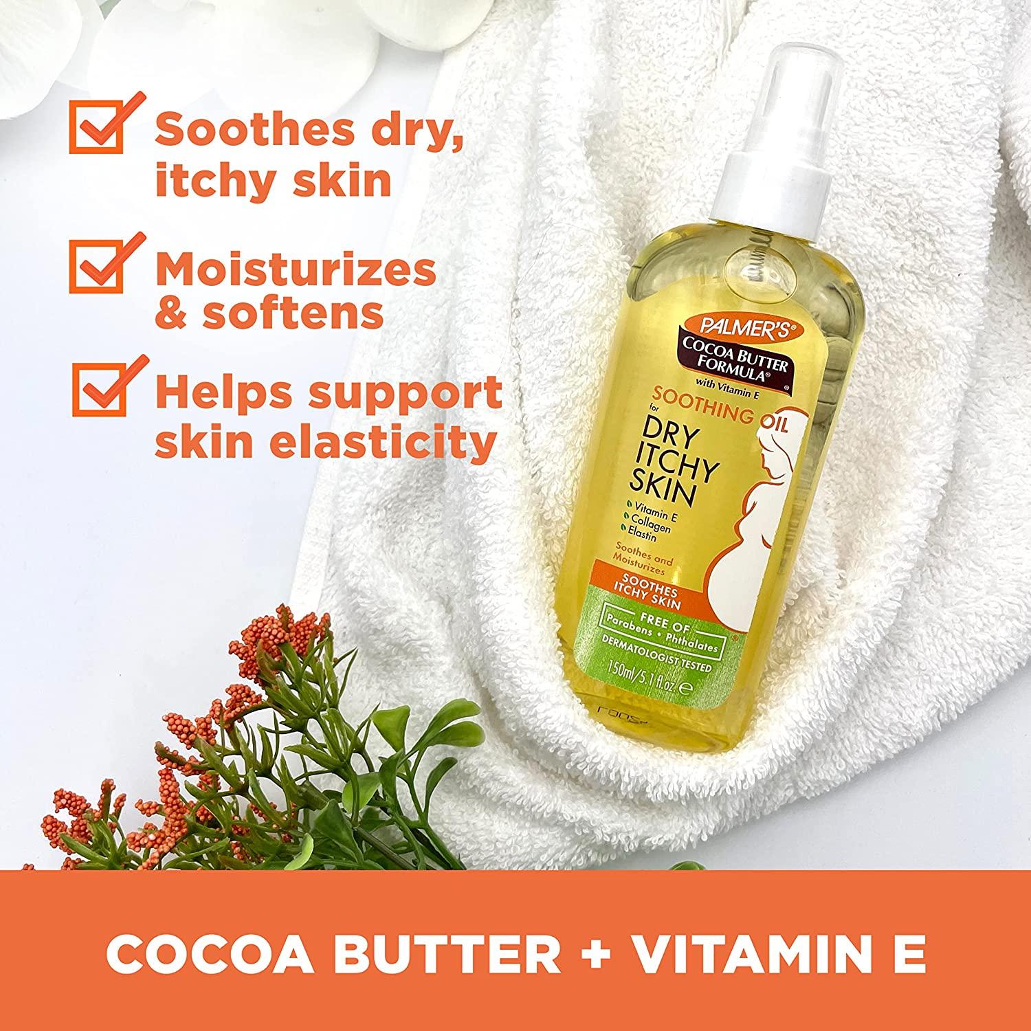Palmer's Cocoa Butter Formula Soothing Oil for Dry, Itchy Skin with