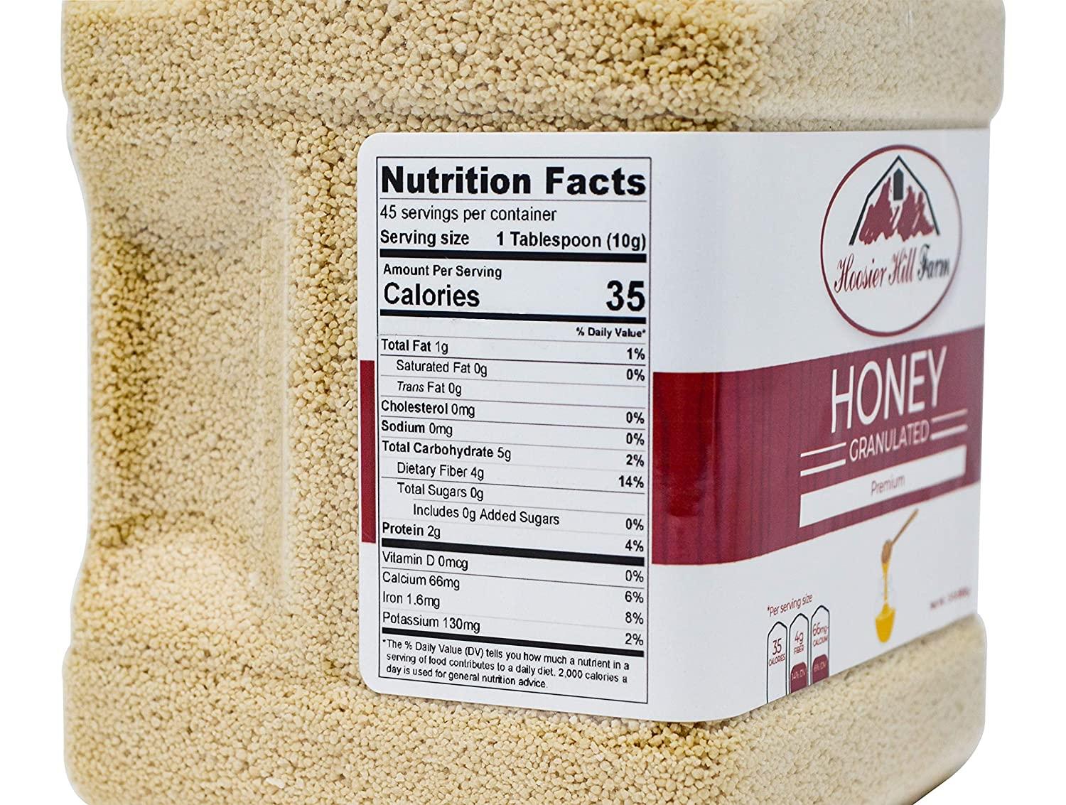 Hoosier Hill Farm Granulated Honey Crystals, 1.5 lb