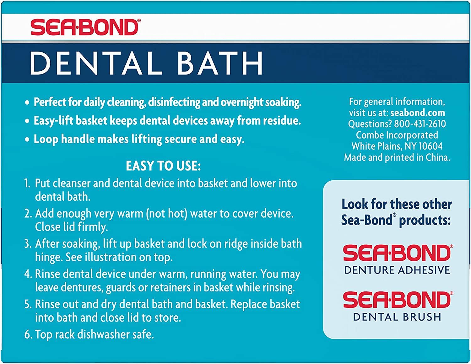Sea-Bond Denture, Mouthguard, and Retainer Bath - Thumbnail 4