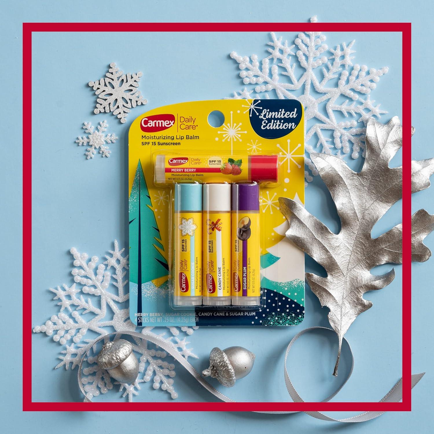 Carmex Daily Care Moisturizing Lip Balm Limited Edition Holiday Stick