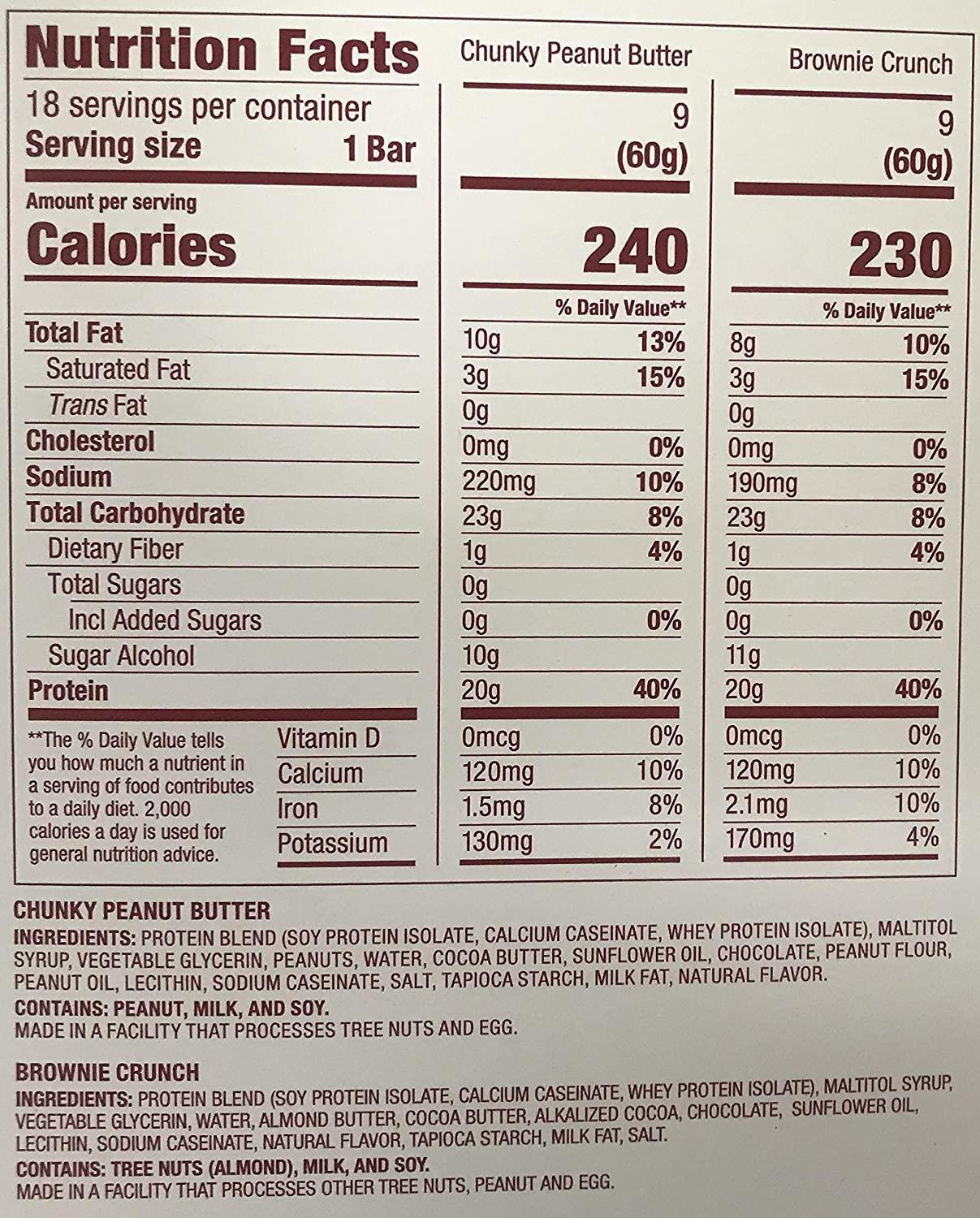 Bulk Buy think! High Protein Bars 18 Bar Variety Pack - 9 ...