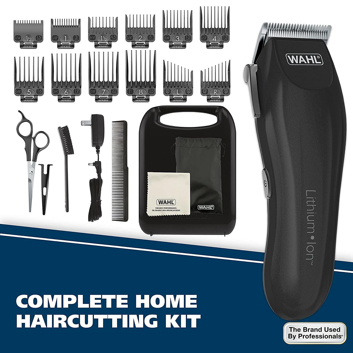 Wahl Clipper LithiumIon Cordless Haircutting Kit Rechargeable