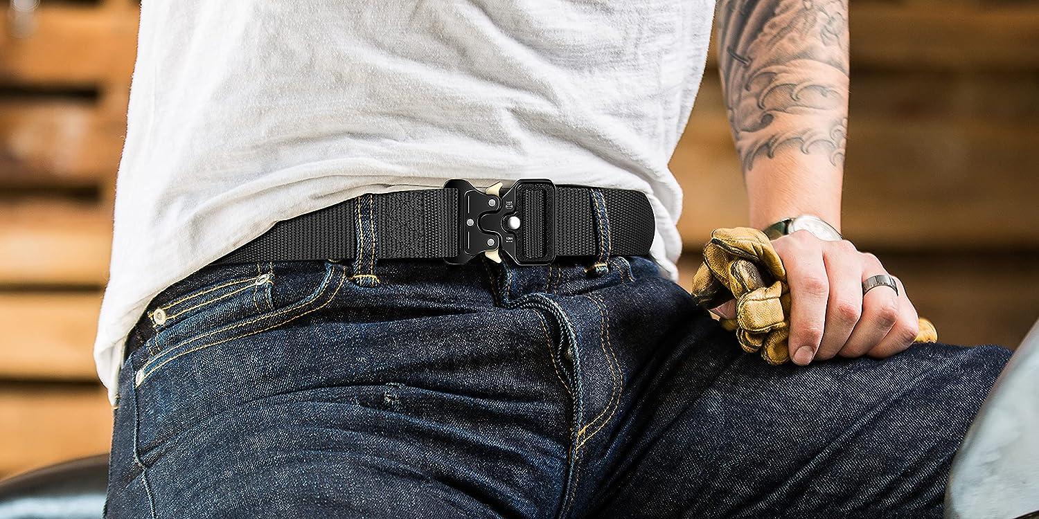 Tactical Nylon Belt with Metal Buckle