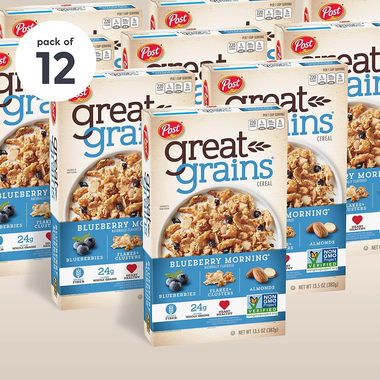 Great Grains Blueberry Morning Cereal with Whole Grains, NonGMO