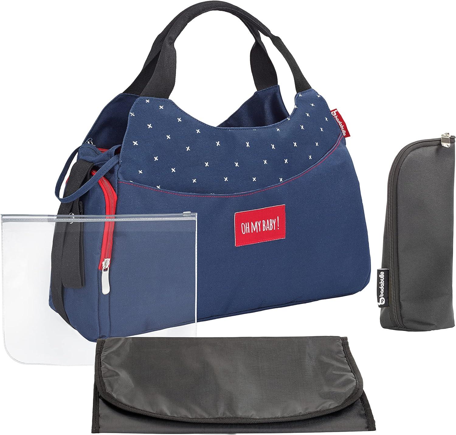 Badabulle Multipocket Wickeltasche - Praktische Baby-Wickeltasche Mit Vielen Fächern