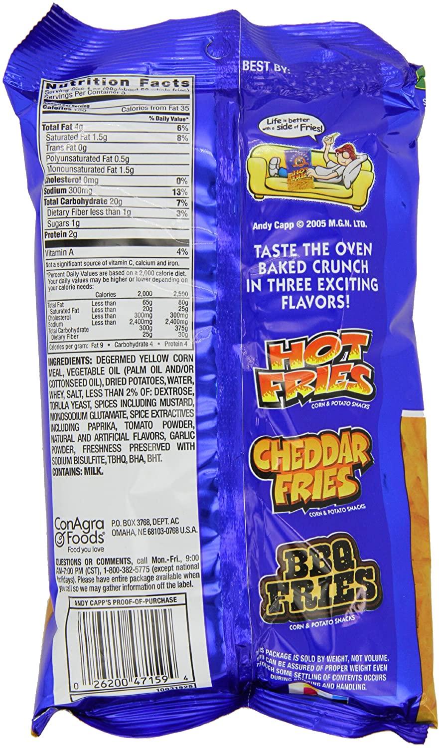 Spicy Hot Fries Delicious Crunchy Snack Chips [Brand Name]