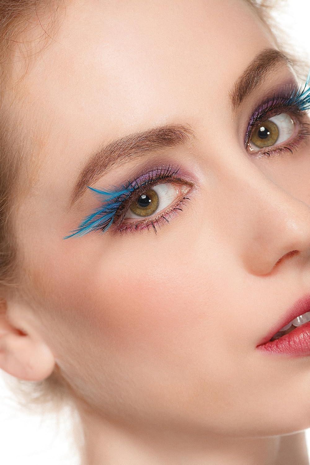 Eyelashes Peacock Feathers Adult Purple main image 1