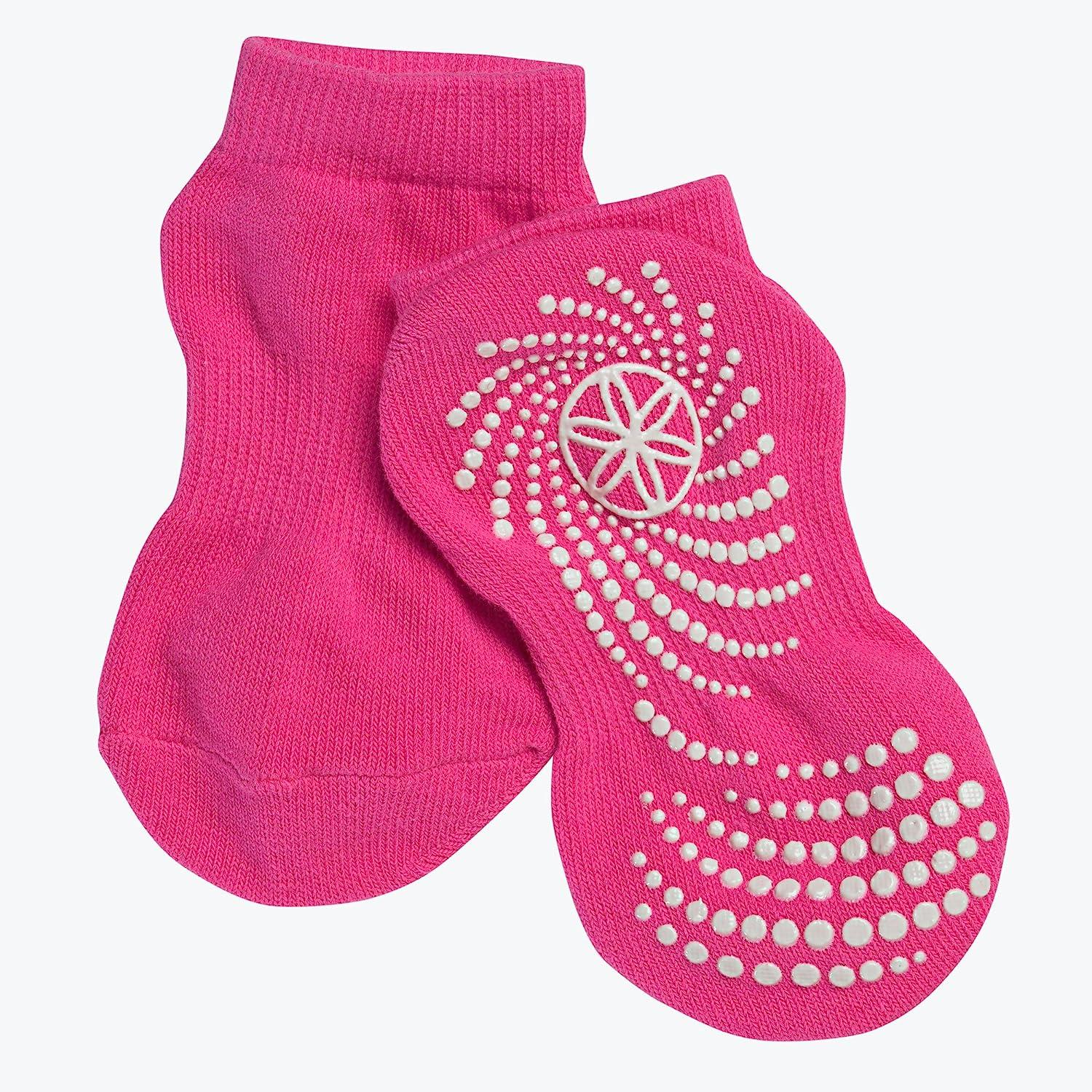 Gaiam Kids Yoga Socks (Pack of 2) Pink/Purple