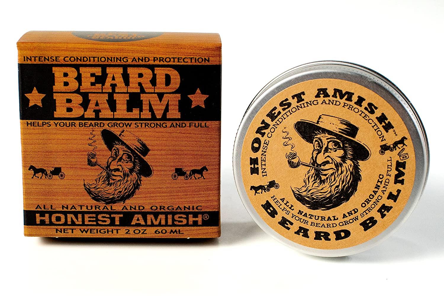 Oak City Beard Co. Sandalwood Vanilla Beard Balm - 2 Ounce Conditioning Balm
