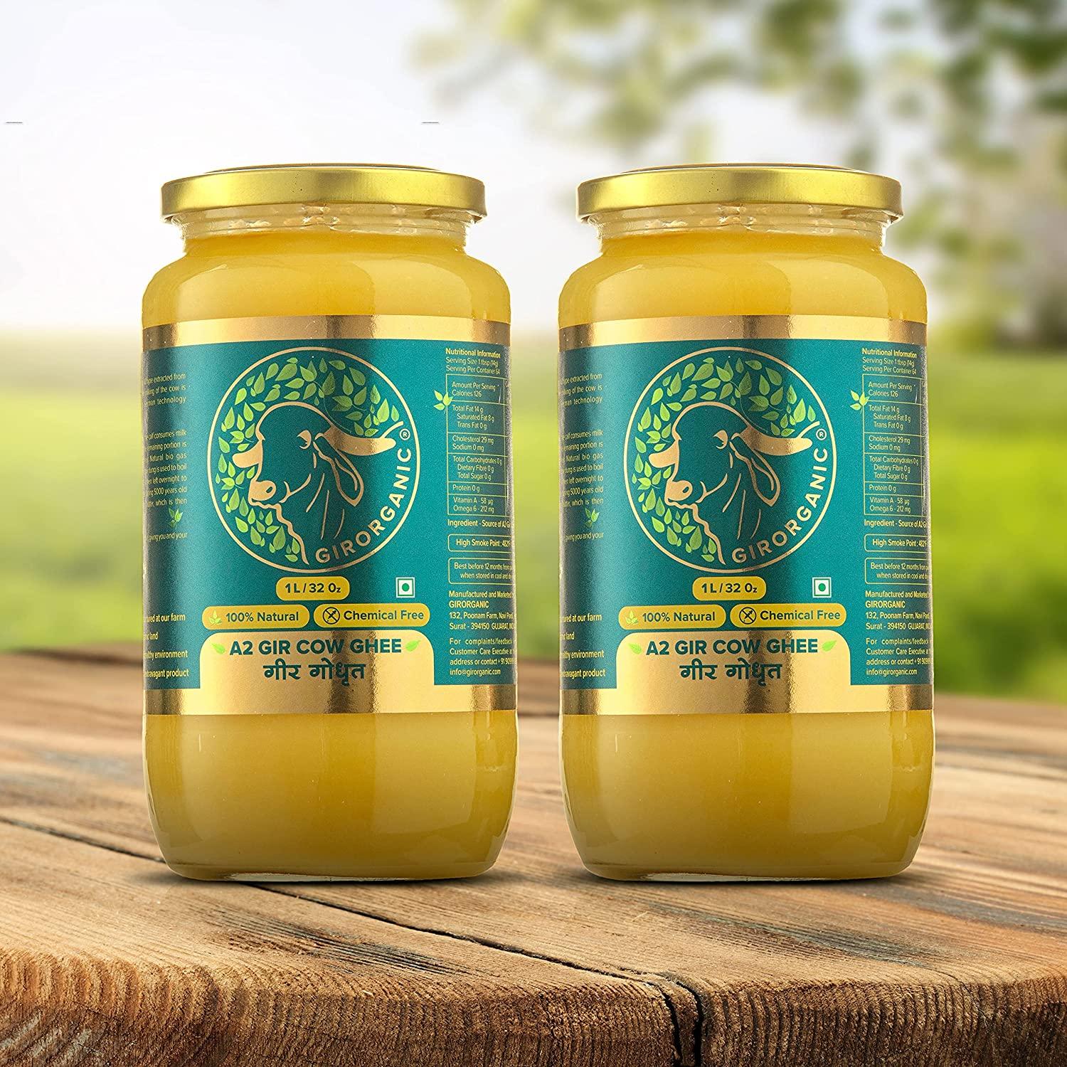 Organic Grass Fed A2 Ghee Clarified Butter from Unsalted
